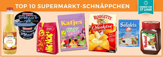 Top 10 Supermarkt Schnäppchen der KW 25 - z. B. Ehrmann High Protein Joghurt für 0,99€ 💪