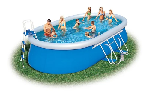 Bestway 56153 Fast Set Pool Set mit Filterpumpe + Zubehör 549x366x122cm für nur 228,29 EUR inkl. Lieferung