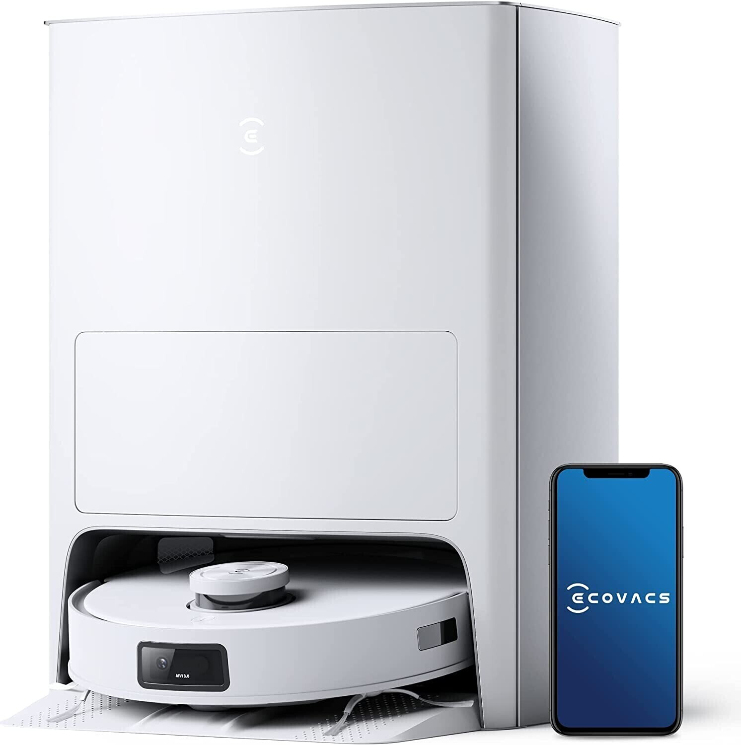 Ecovacs Deebot X1 OMNI E für 749€ - Beutelloser Saugroboter mit Wischfunktion, 180min Betriebszeit