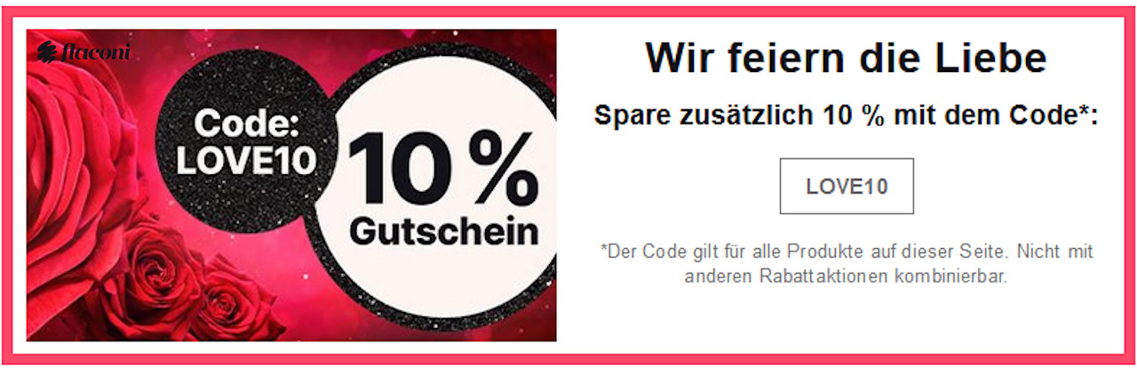 Nur heute! 💗 10% Extra-Rabatt auf fast alles bei Flaconi – ohne Mindestbestellwert, z.B.: Lancôme "La Vie est Belle" EdP 30ml für 35€