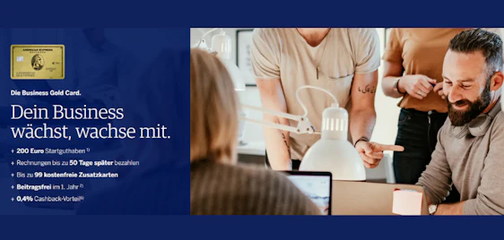 American Express Business Gold Card 💳 mit 200€ Startguthaben oder 50.000 Membership Rewards
