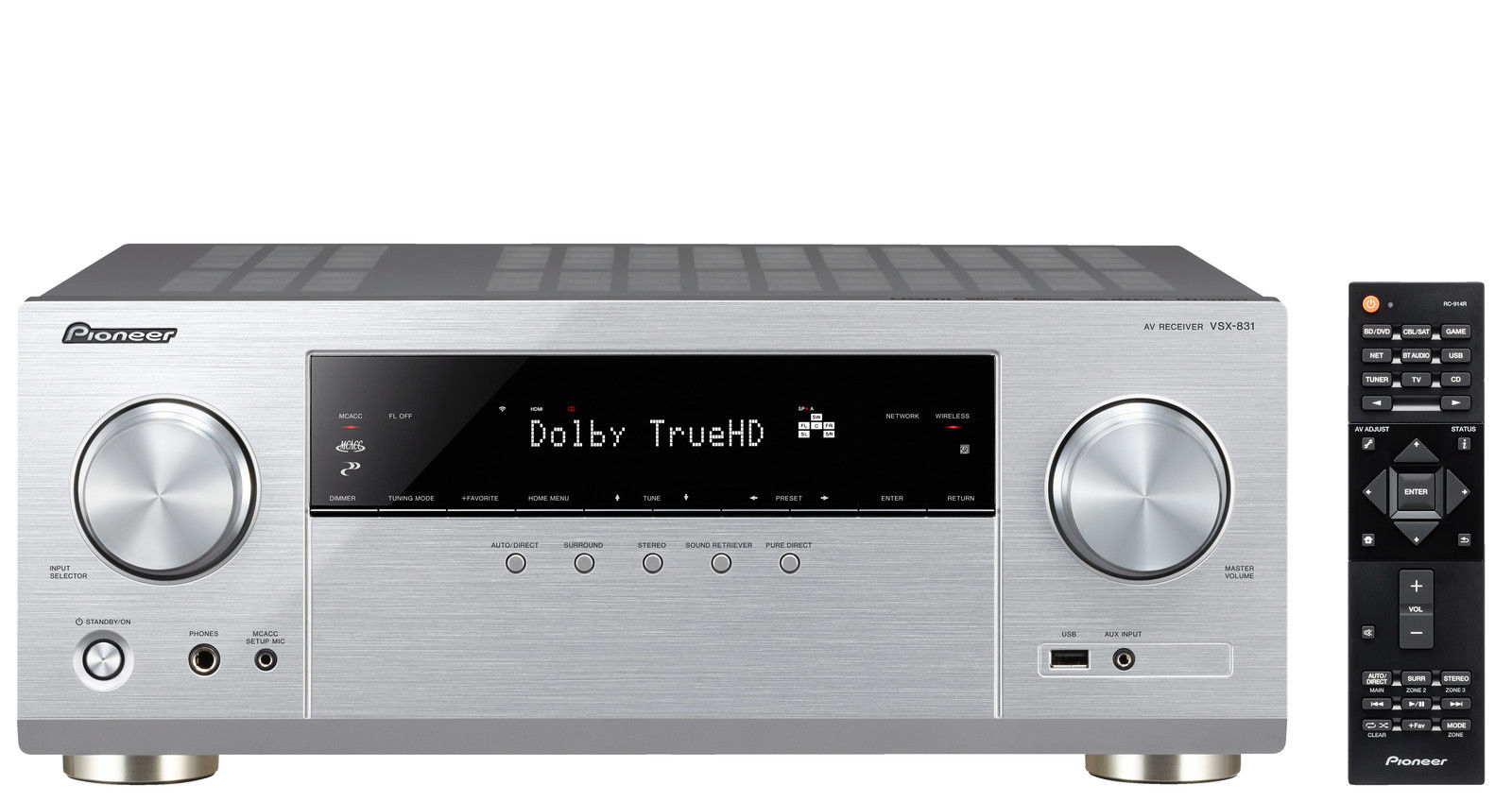 PIONEER VSX-831-S AV-Receiver Silber für 259 EUR inkl. Versand