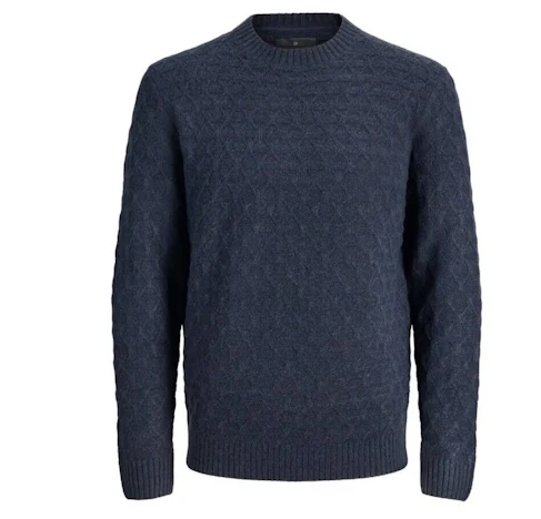 JACK & JONES Herren Jprblasimon Structure Knit Crew Neck ab 13,72€
