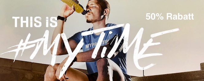 50% Rabatt auf ausgewählte Produkte bei MyProtein