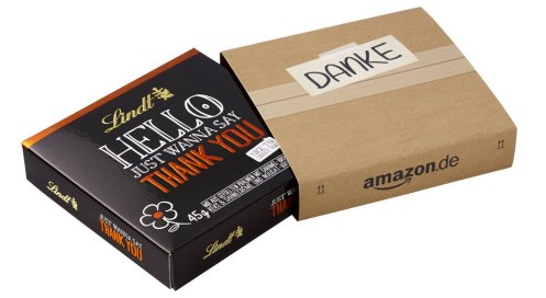 Danke, lieber Nachbar! Amazon verschenkt 10.000 Schachteln Pralinen von Lindt (Wert: 2,50€)