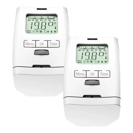2 Stück HT 2000 Elektronischer Heizkörperthermostat Made in German