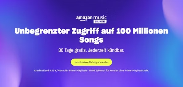 gratisproben-apple-music-4-monate Amazon Music Unlimited gratis