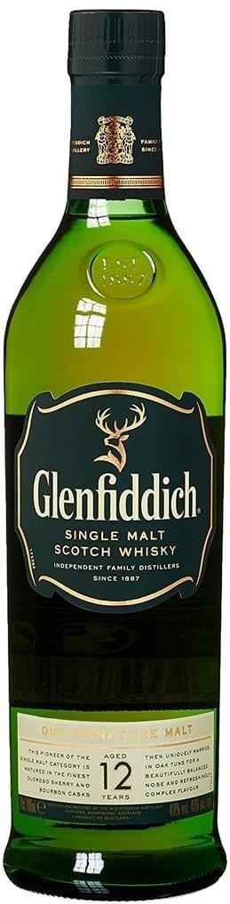 Glenfiddich 12 Jahre (0,7l) für 23€ - 40% Single Malt Scotch Whisky [Prime]