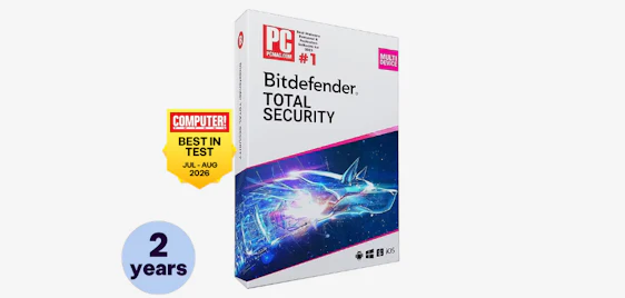 HEUTE zum Hammerpreis 🛡️ Bitdefender Total Security Premium VPN (10 Geräte) für 35€ 💻📱