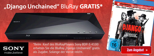 Sony BDP-S4100 mit Django Unchained für 80€