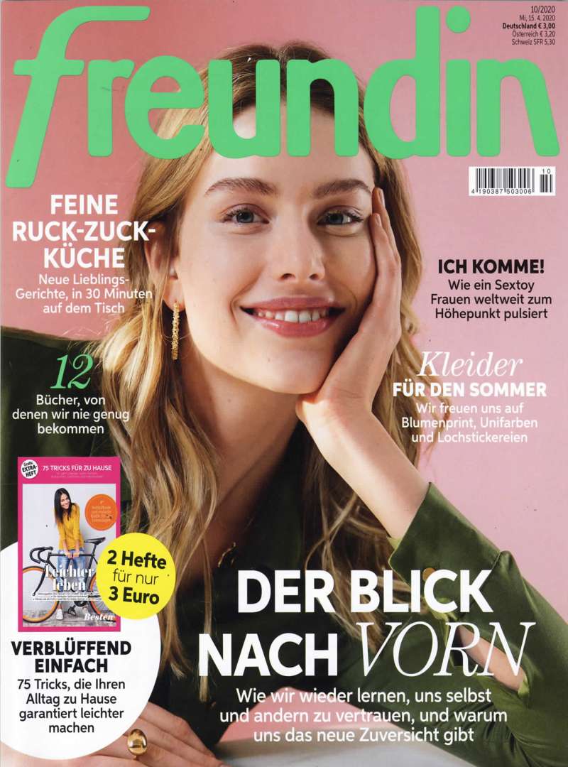 13 Ausgaben Freundin für 39€ - inkl. 35€ Verrechnungsscheck