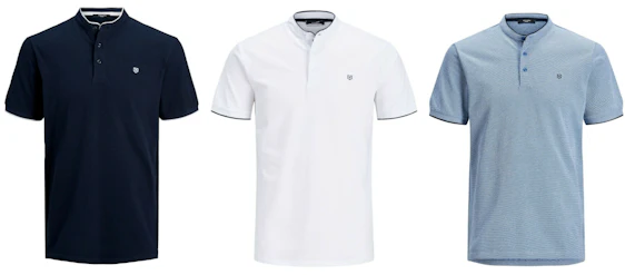 Jack & Jones JPRAXEL BLA. MAO für 13€ - Poloshirt in 3 verschiedenen Farben Größe S - XXL