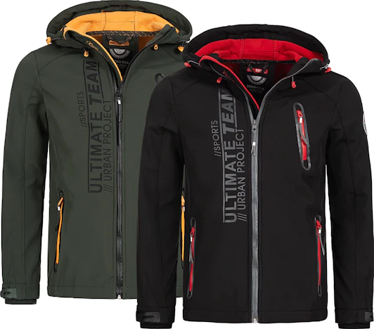 Stitch & Soul Herren Softshell Jacke Regenjacke Winterjacke