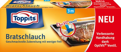 GRATIS testen Toppits Bratschlauch und Geld zurück