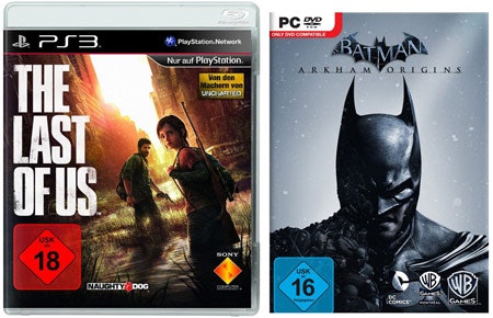 The Last of Us (PS3) für 33€ und Batman Arkham Origins (PC) für 18€!