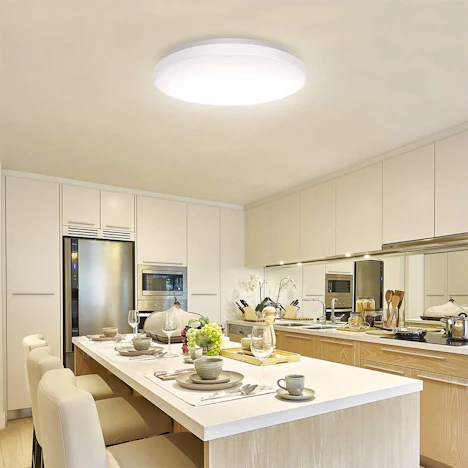 20W LED Deckenleuchte (IP54, 1800LM, 6000-6500K, natureweiss, Rund 20w, 315 * 60MM, Energieklasse A+)