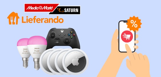 25€ Gutschein für Media Markt » bei Bestellung über Lieferando | z.B. 4x Airtag für 75€