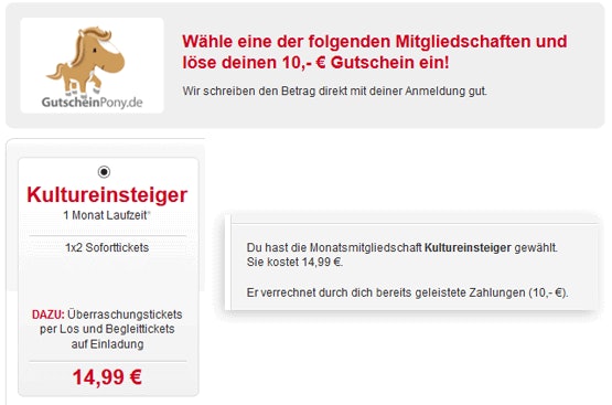 TwoTickets.de testen ab 4,99€ - Überraschungspaket mit Veranstaltungstickets *UPDATE*