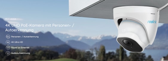 Reolink RLC-820A für 72€ – Smarte UHD-Überwachungskamera mit Personen- & Autoerkennung, 8 MP