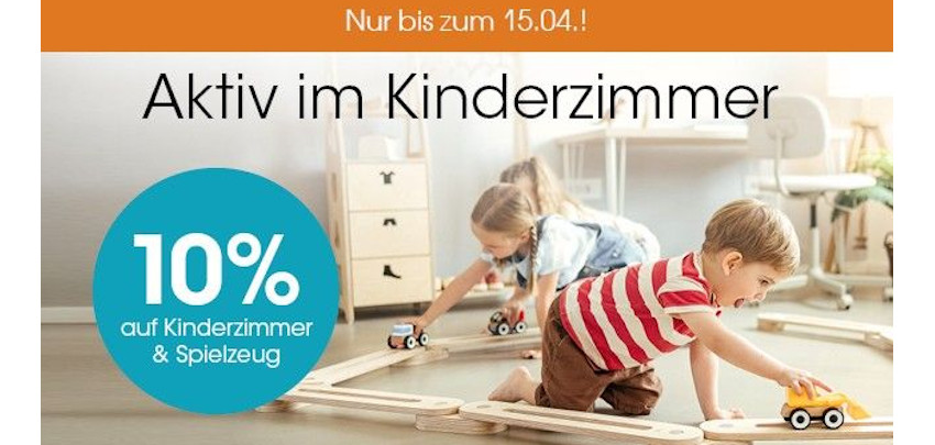 Babymarkt: 10% auf die Kategorie "Kinderzimmer" &amp; gesamte Spielzeug-Kategorie