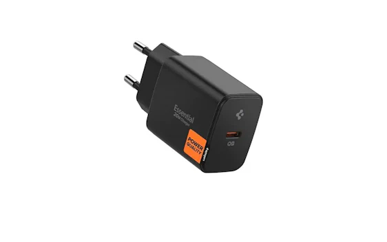 Spigen ArcStation Essential GaN 20W USB-C Schnellladegerät in schwarz für 5,44€(statt 15,99€)