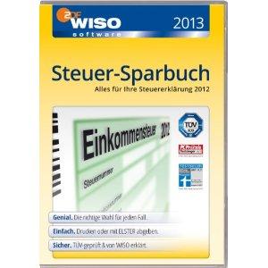 WISO Steuer-Sparbuch 2013 [CD] (für Steuerjahr 2012) jetzt für nur 21,65€ inkl. Versand