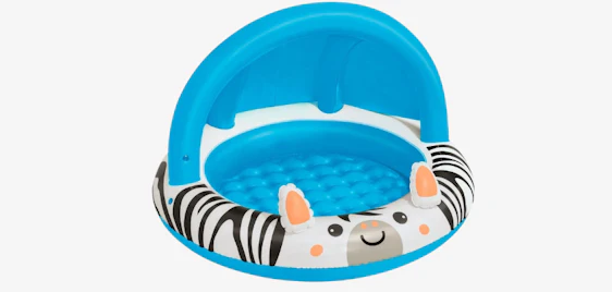 Badespaß für die Kleinen! 🦓 Bestway Safari Zebra Planschbecken für nur 12€ ☀️