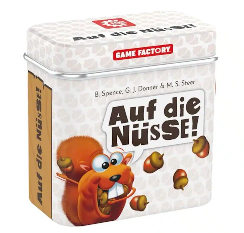 Game Factory 646273 Auf die Nüsse Familienspiel für 3,99€(statt 6,29€)