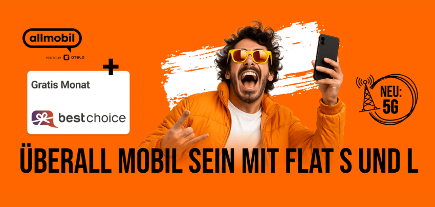 1 Monat GRATIS 🎯 Allmobil-Tarife mit bis zu 10€ Bonus vom Fuchs