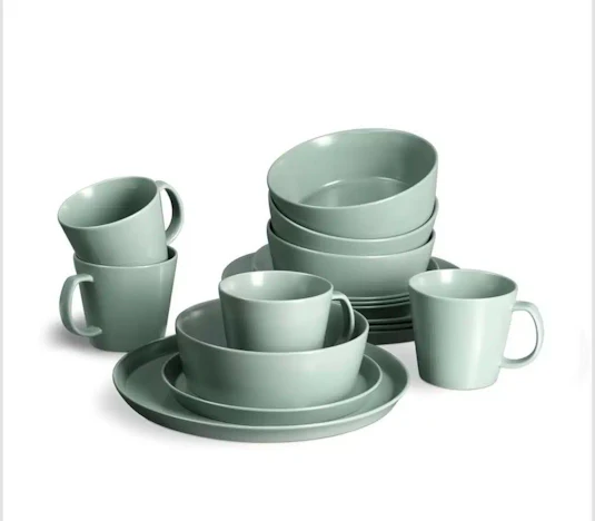SPRINGLANE Keramik Geschirrset 16-tlg. in Mint für 29,99€(statt 49,90€)