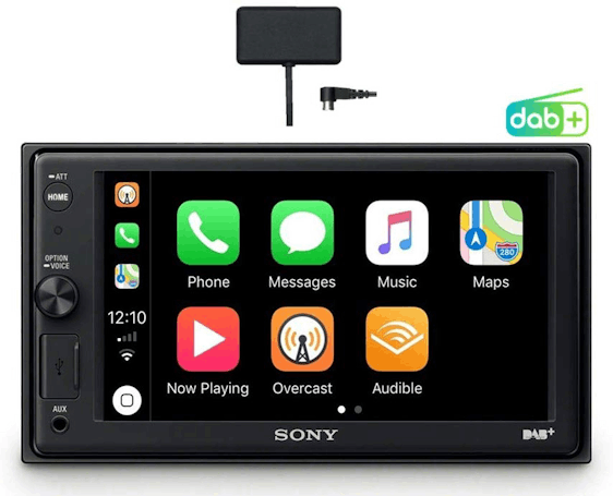 Sony XAV-AX1005KIT für 199€ - Media Receiver mit Bluetooth, Carplay & DAB+ Antenne