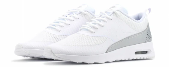 Air Max Thea Textile für 49€ - in der Farbe White & Silver