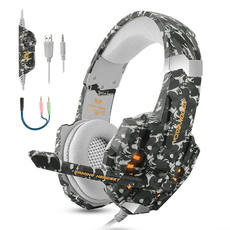 Stereo Bass Surround Gaming Kopfhörer mit Mikrofon für PS4 Xbox One