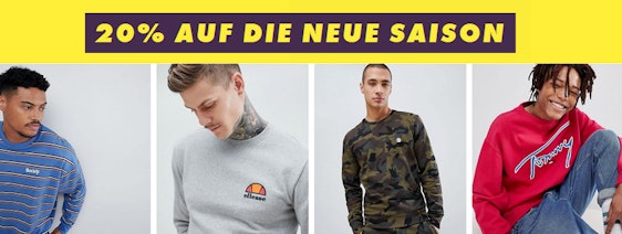 20% Rabatt bei Asos - gültig für die komplette neue Kollektion
