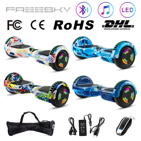 6,5 Zoll Bluetooth Balance Scooter Hoverboard ab 97€(Versand aus DE)