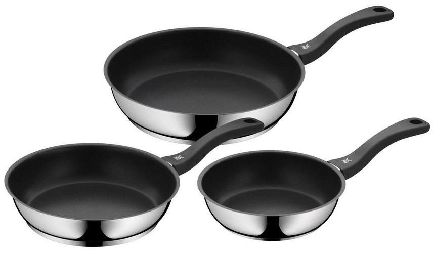 WMF Devil für 73€ - 3-teiliges Stiel-Pfannenset mit 20, 24 und 28cm Durchmesser