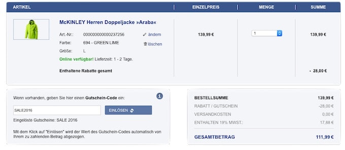 Intersport Winter-Rabatt