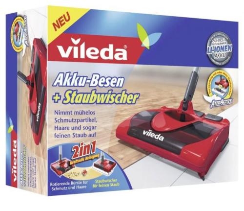 Vileda 123194 Akku Besen mit Staubwischer - 26,99 €