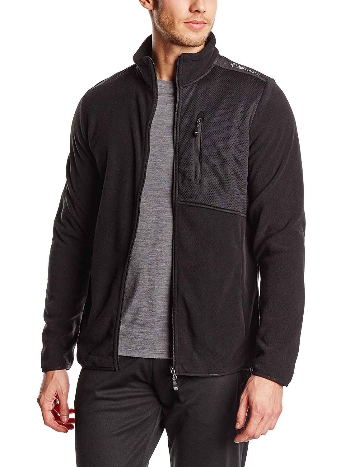 Jack &amp; Jones Tech Herren Fleecejacke Storm Zip für 17,29 EUR [Größe 48]