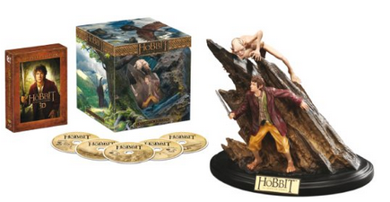 Der Hobbit: Eine unerwartete Reise - Extended Sammler-Edition für 23€ - Blu-ray 3D/2D, mit WETA-Statue mit Bilbo und Gollum