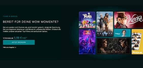 📺🔥 WOW Filme & Serien Jahresabo für 5,98€/Monat (statt: 9,98€)