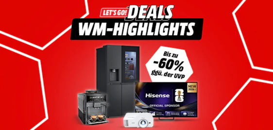 ⚽ MediaMarkt Let's Go Deals: Große WM-Angebote gestartet! 🥳