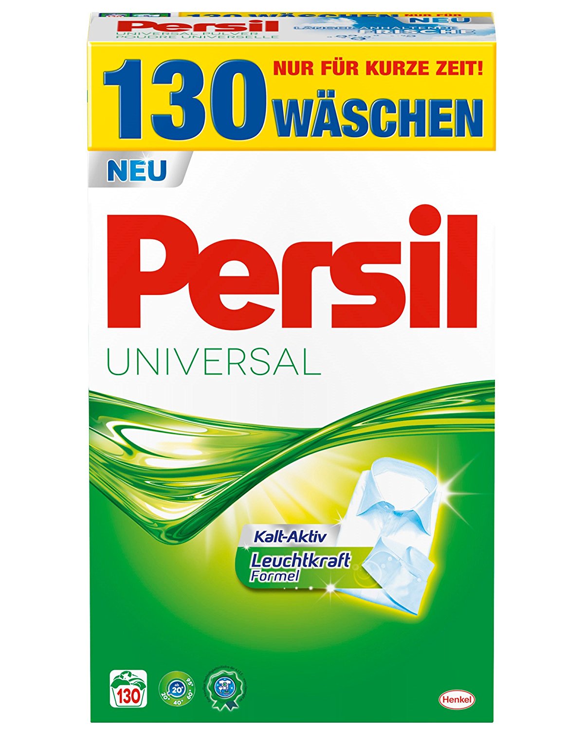 Persil Universal Pulver oder Gel, 1er Pack (1 x 130 Waschladungen) für 19,99 EUR