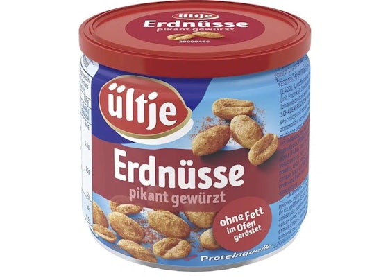 Ütje Erdnüsse pikant, ohne Fett 180g für 1,88€(statt 2,49€)
