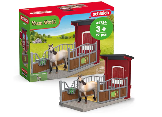 🐴🌾 Großer Bauernhof-Spaß fürs Kinderzimmer! Schleich Farm World Pferdestall (42724) bei Amazon für 15,88 Euro! 🚜✨