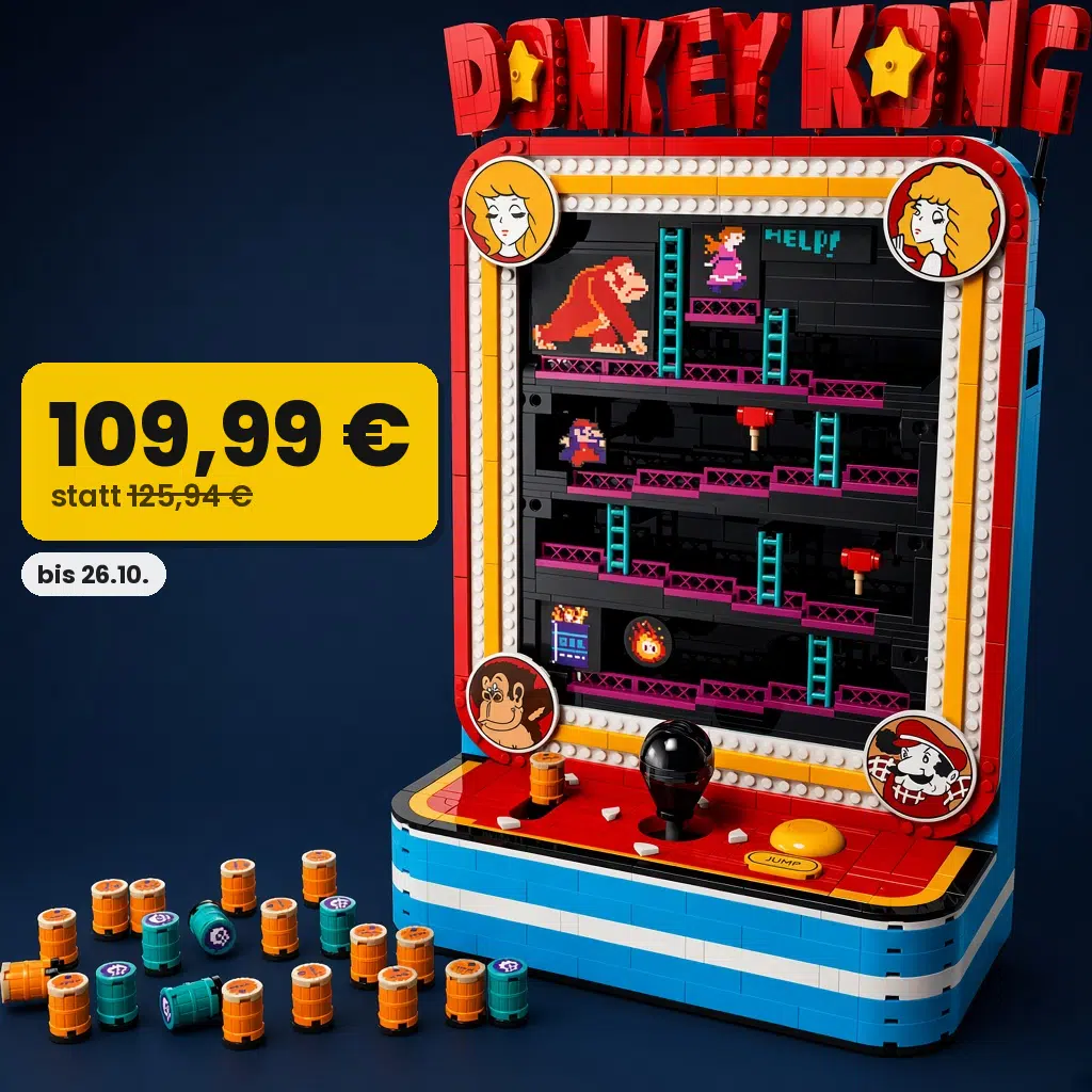 LEGO Super Mario 72051 Donkey Kong Arcade für 109,99 € bei MediaMarkt (statt 125,94 €) - bis 26.10.