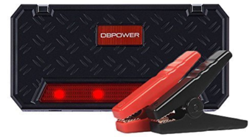 Tragbare Auto-Starthilfe und Powerbank in einem für 60€ - 400A Spitzenstrom, 12.000mAh, mit LED Taschenlampe