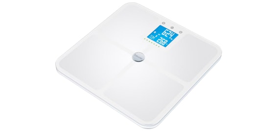 Beurer BF 950 Personenwaage für 36€ - 8 Benutzer-Speicherplätze, Ganzkörperanalyse, in Weiß