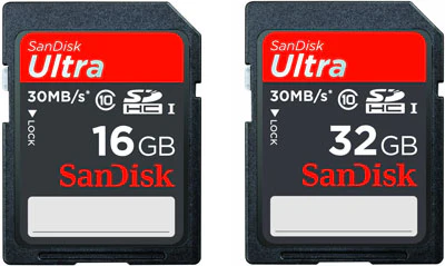 SanDisk Class 10 SD-Karten (16GB und 32GB) ab 9,55€ und Transcend Class 10 SD-Karten (16GB und 32GB) ab 9,49€ *UPDATE*
