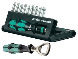 Wera Bit-Set Kraftform Kompakt 10 Schlitz für 14,99 EUR inkl. Versand
